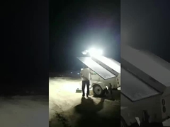 Trailers luminosi a LED solari mobili