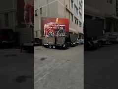 rimorchio di visualizzazione portatile ad energia solare a led