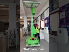 Torre di sicurezza per telecamere CCTV solari mobili per la sorveglianza stradale per la gestione del traffico