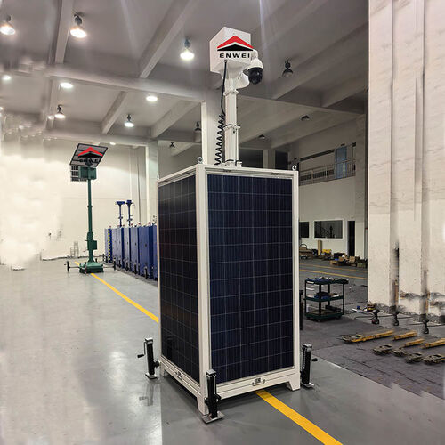 Latest company news about La torre di monitoraggio solare mobile completata dalla fabbrica in 25 giorni