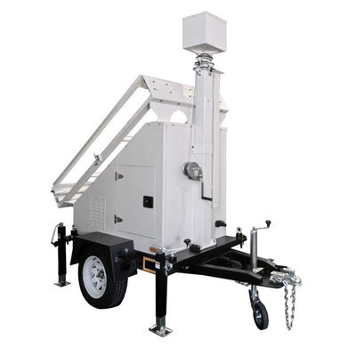 OEM Mobile Solar Power Systems Trailer con 6m Mast Manuale Alta Durabilità