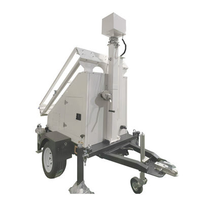 Trailer solare mobile ad alte prestazioni da 3*400W per scuole / stadi