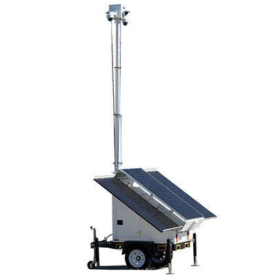 Apparecchio a rimorchio di telecamere mobili a energia solare per edifici commerciali