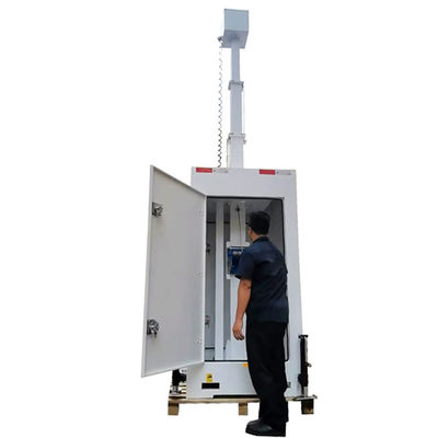 Telecamere di sorveglianza mobili Torri di sorveglianza Soluzioni di sicurezza 6m Mastello telescopico Per parcheggio