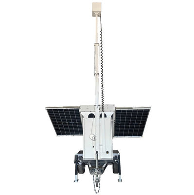 Trailers di sicurezza a pannelli solari Trailers a energia solare per il monitoraggio esterno