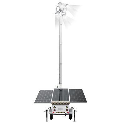 quality Torre di luce solare mobile ad alto albero di 7 m per zone remote di soccorso in caso di catastrofe factory