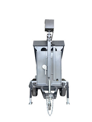 Energia solare Sicurezza Smart Camera Cctv Trailer Galvanizzazione a freddo per il monitoraggio del magazzino