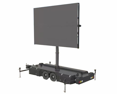 Display a LED a colori a energia solare