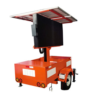 Pannello solare sistema di alimentazione dell'energia LED schermo display trailer 4G 5G WIFI per cantiere