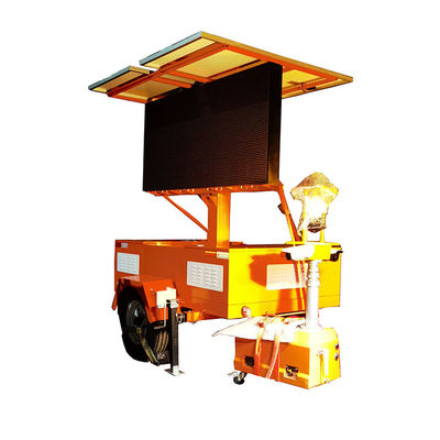 pannelli solari portatili 24V LED display versatilità rimorchi per luoghi turistici