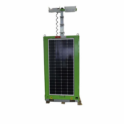 Gestione intelligente Sistema di energia solare Energia Led Light Tower Cuboid Per illuminazione scenografica