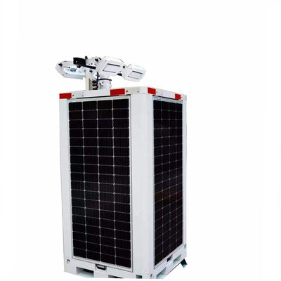 Pannello solare Led Light Tower Gel Batteria Livello 8 Resistenza al vento Cubo solare Led Per illuminazione stradale