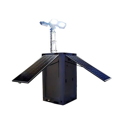 Protezione ambientale verde pannelli solari LED torre di luce cubo per l'illuminazione di aree remote