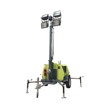 Forte stabilità portabile Diesel Light Tower per l'illuminazione esterna