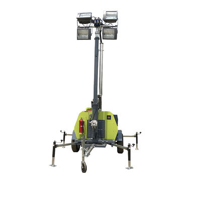 Torre di illuminazione a motore motore a diesel 220V/50HZ per illuminazione a cielo aperto