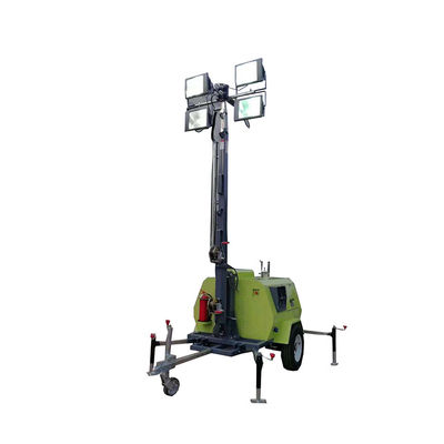 Facile da utilizzare 9 metri di altezza generatore diesel Light Trailer per il monitoraggio magazzino
