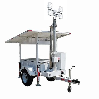 Trailers a luce solare portatili a LED di forte mobilità per illuminazione mineraria