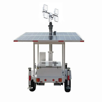 Torre di illuminazione solare con mastello telescopico di 6 metri