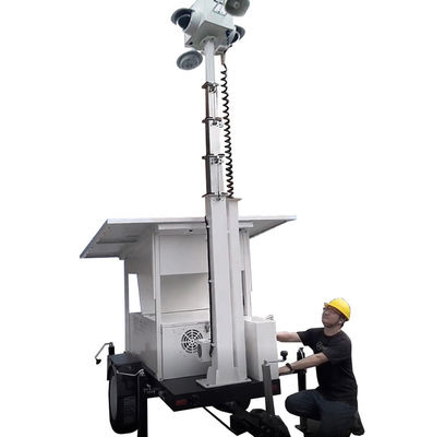 Superiore flessibilità Camera di sicurezza mobile torre montata Cctv ad alta definizione per il monitoraggio delle mine