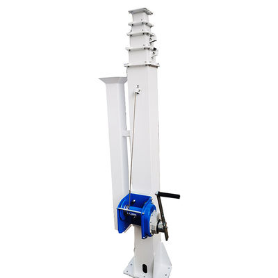 Sollevamento manuale Mastello telescopico Mastello telescopico CCTV Camera Mastello per torri di sorveglianza