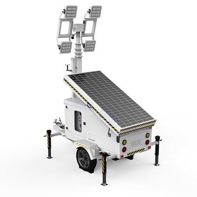 Torre di illuminazione a energia solare con 4*100W LED per l'illuminazione di soccorso in caso di catastrofe
