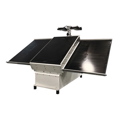 Green Power Solar Led Lighting Skid Trailers per cantiere esterno