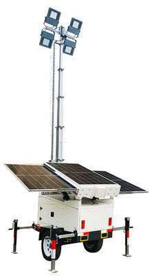 Lampade a LED a energia solare rimorchi con galvanizzazione a freddo per l'illuminazione di aree panoramiche