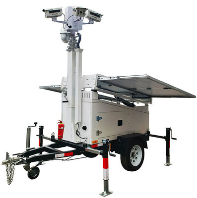 Trailers a LED con pannelli solari mobili con DC24V per illuminazione temporanea di salvataggio