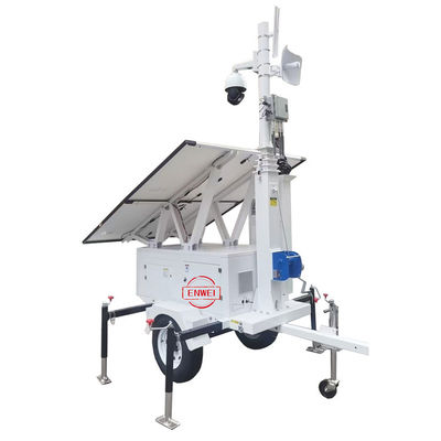 quality Trailers di sorveglianza mobili Trailers solari per il monitoraggio delle miniere a cielo aperto factory