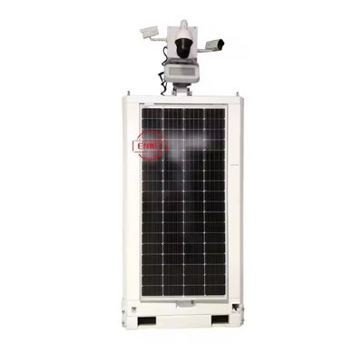 Torre Cubica Portatile ad Energia Solare con Telecamera 4G per il Monitoraggio Temporaneo del Sito dei Compiti