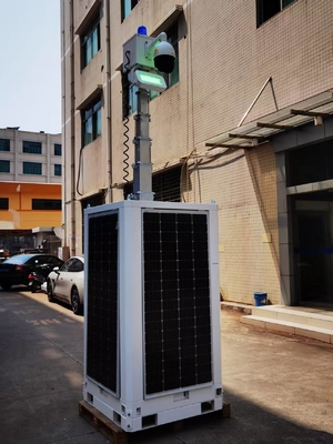 Camera di sorveglianza solare Torre Cubo di luce solare con batteria ad alta potenza