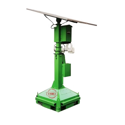 Torre di luce solare portatile con luci a LED da 2*50W per spazi di lavoro temporanei