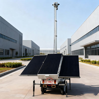 Disponibilità rapida di un rimorchio di sicurezza solare Standard statunitense per il monitoraggio 24/7 fuori rete