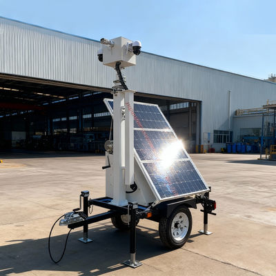 Sistema di sorveglianza mobile off-grid con custodia impermeabile del regolatore MPPT