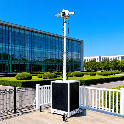 Cina Fabbrica Torre di sorveglianza di sicurezza portatile solare CCTV Torre di sorveglianza cubica per parcheggio