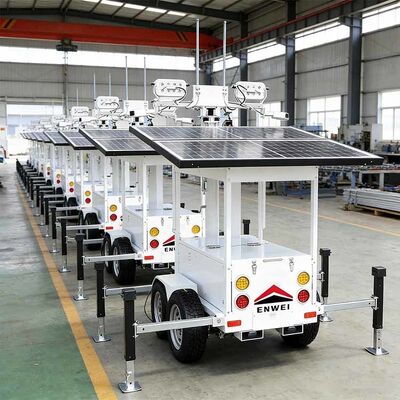 Rimorchi di Sicurezza Mobili Solari Portatili per il Monitoraggio dei Campi Petroliferi