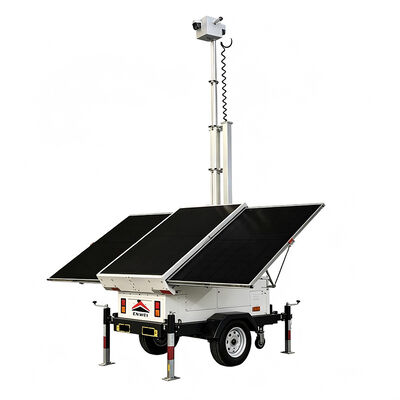 pannelli solari trailer CCTV trailer di sorveglianza mobile con sistema di monitoraggio remoto 4G per parcheggio